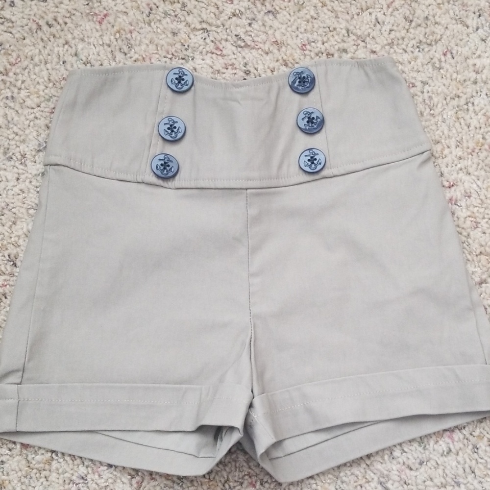 High waisted shorts